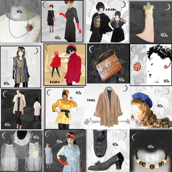 VTG 40s Floral Headbands Rosebud Headpieces Retro Bridesmaid 1940s Lot of 2 - Picture 10 of 14